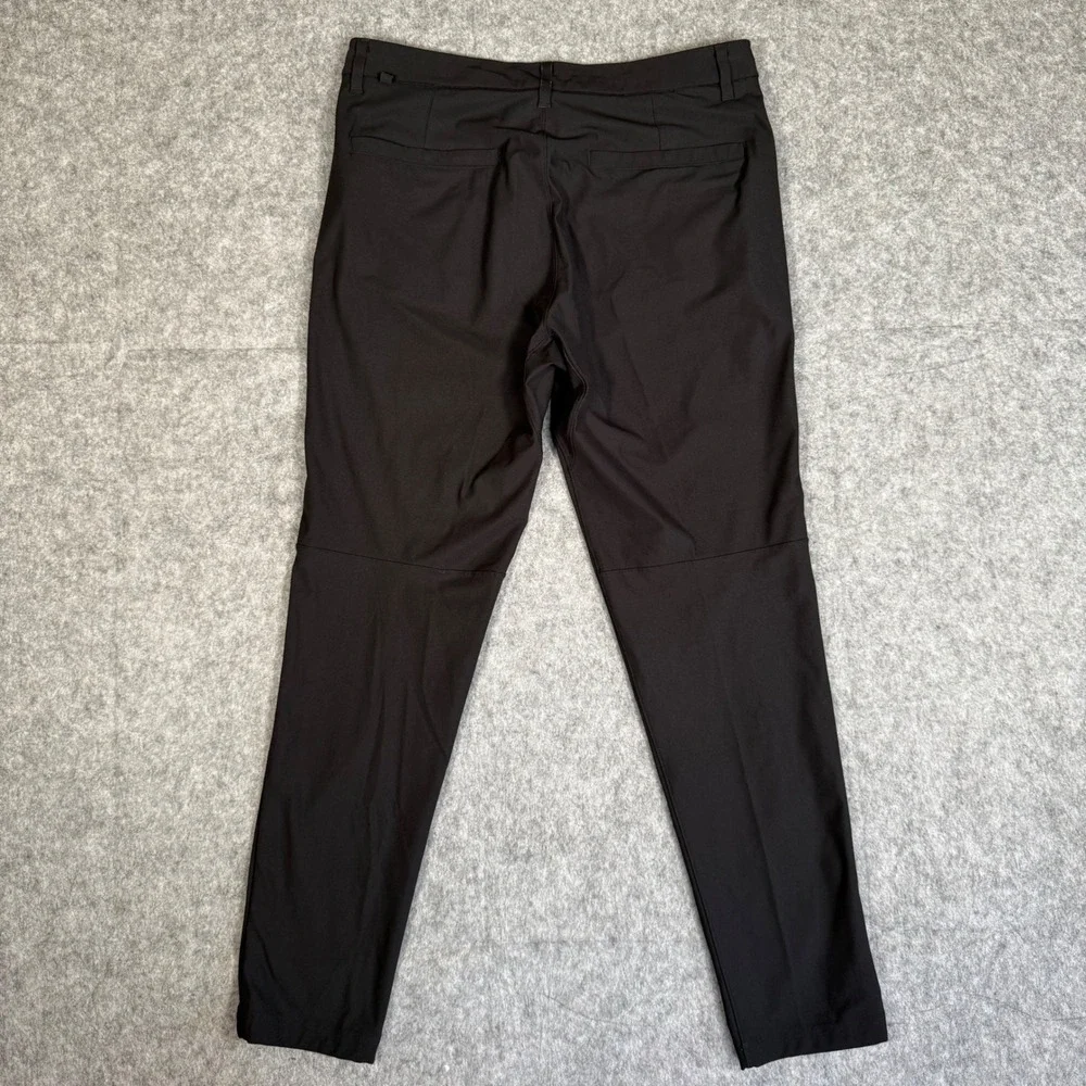 Lululemon Mens Pants Size 33 Black Polyester Casual Trousers 29 Inseam